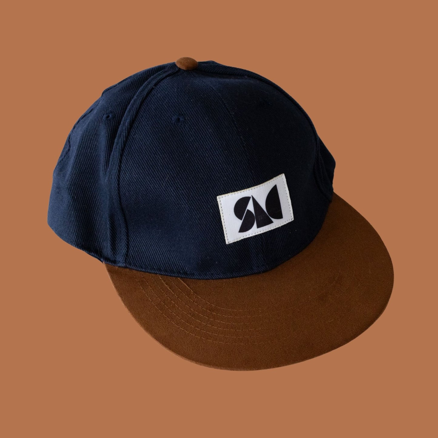 SLC Flat Brim Hat (Blue/Tan)